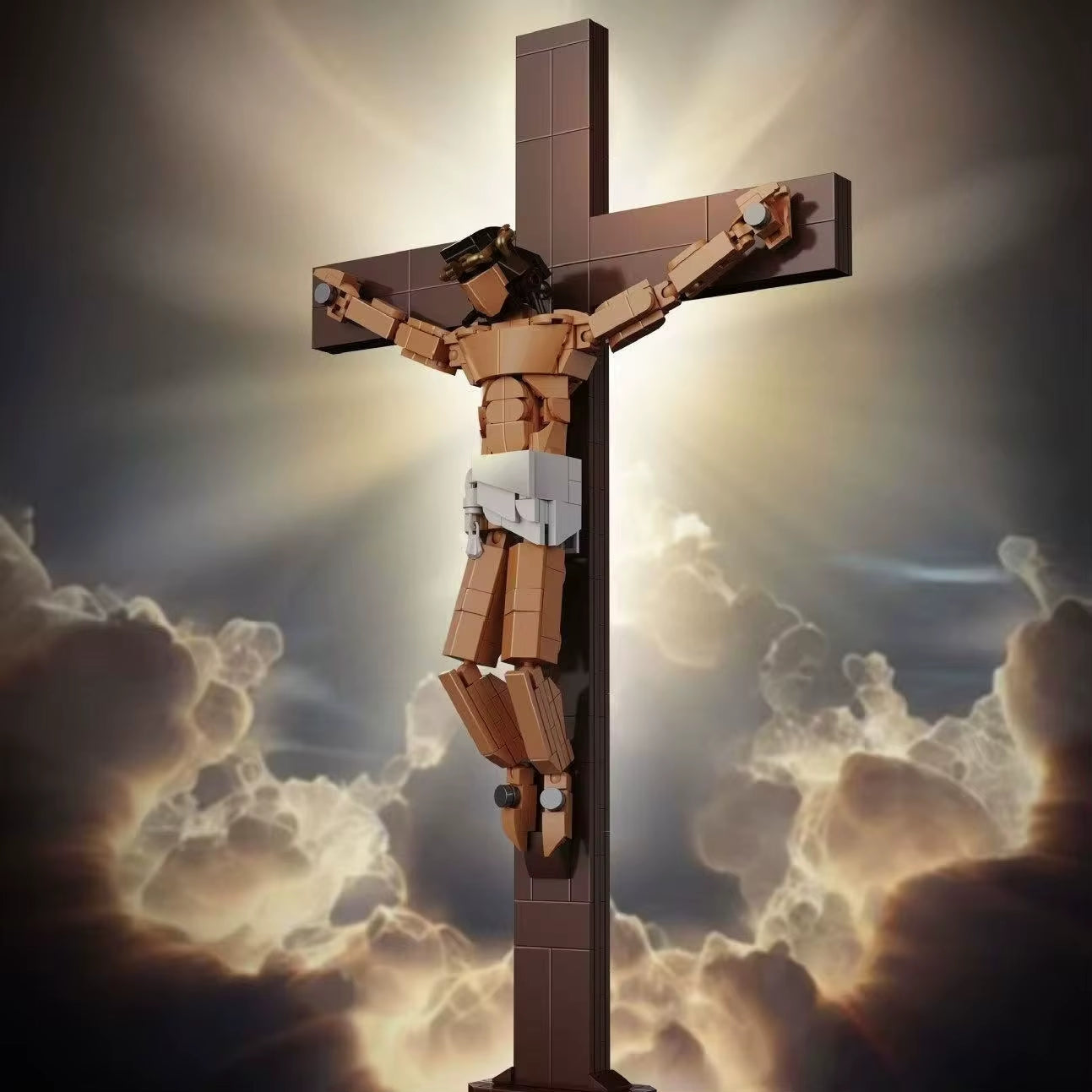 New Creative Building Block Model Set, Architectural Building Block Assembly Toy Set, Christmas and Birthday Gift, Desktop and L